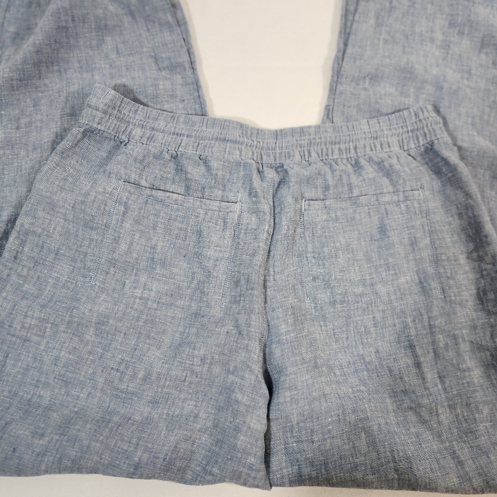 Athleta Blue Wide Leg Pants - Picture 3 of 8